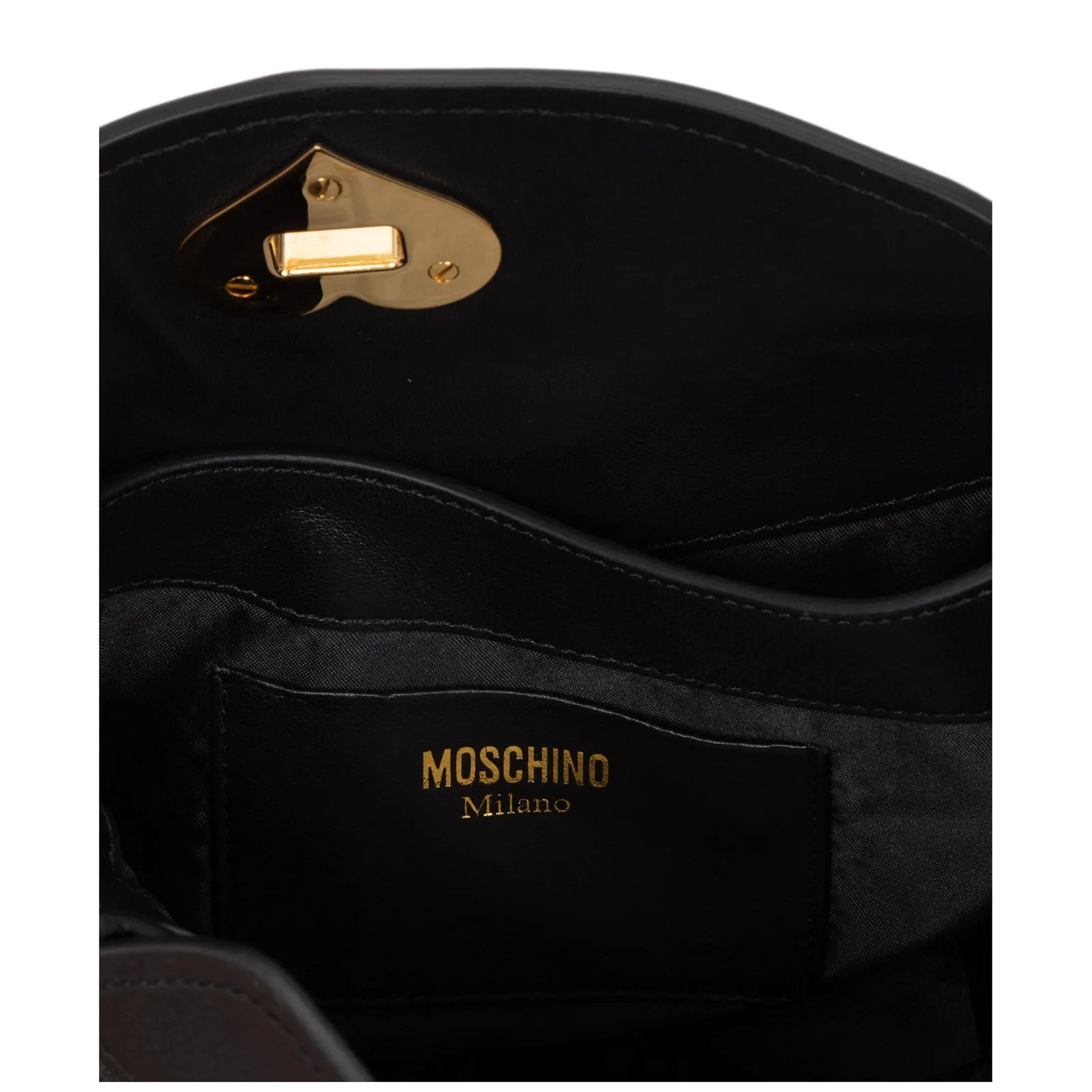 Moschino Logo Detailed Chain-Link Shoulder Bag