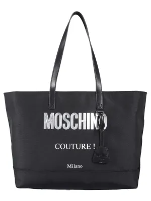 Moschino Logo Detailed Tote Bag