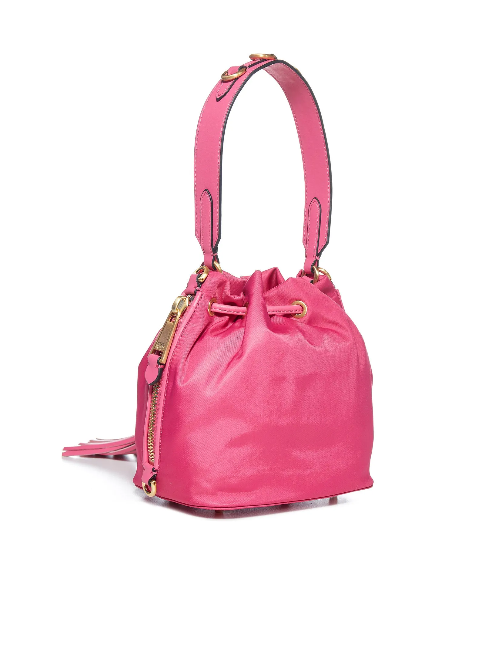 Moschino Logo Plaque Shoulder Bag