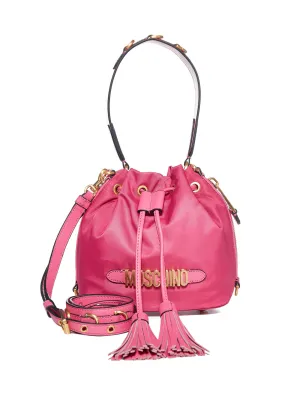 Moschino Logo Plaque Shoulder Bag