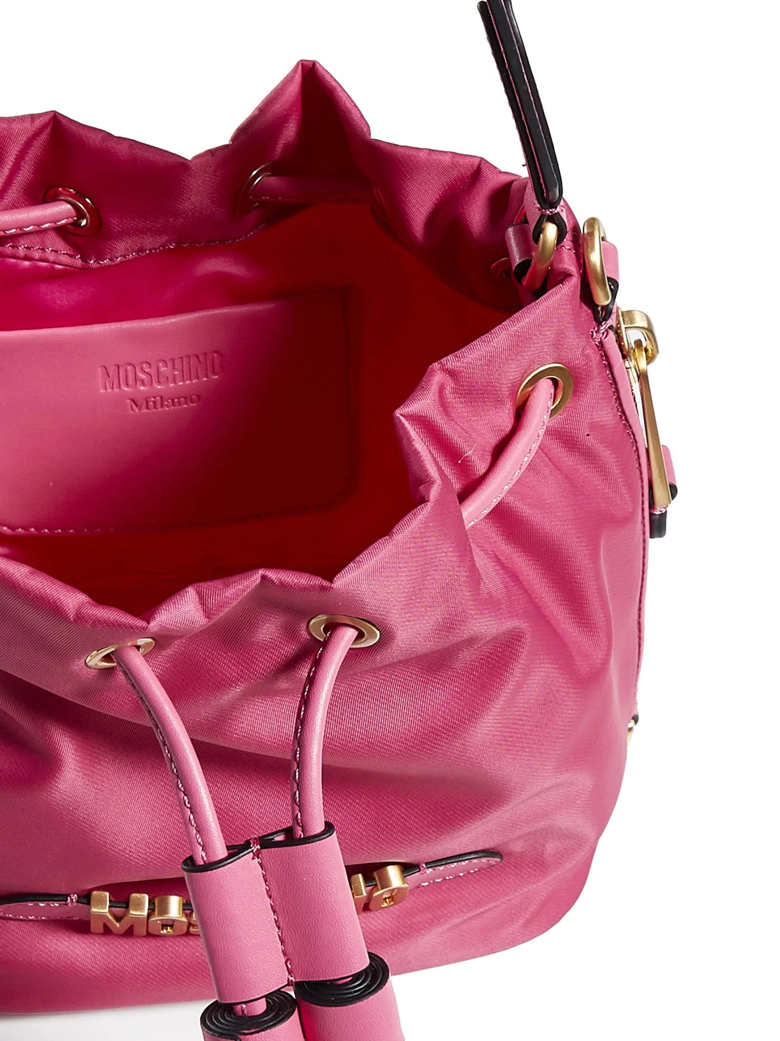 Moschino Logo Plaque Shoulder Bag