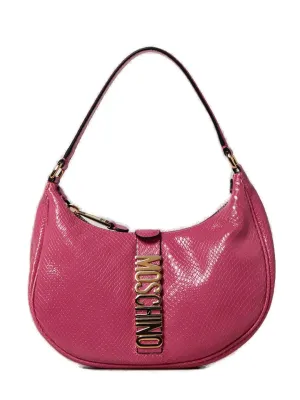 Moschino Logo Plaque Tote Bag
