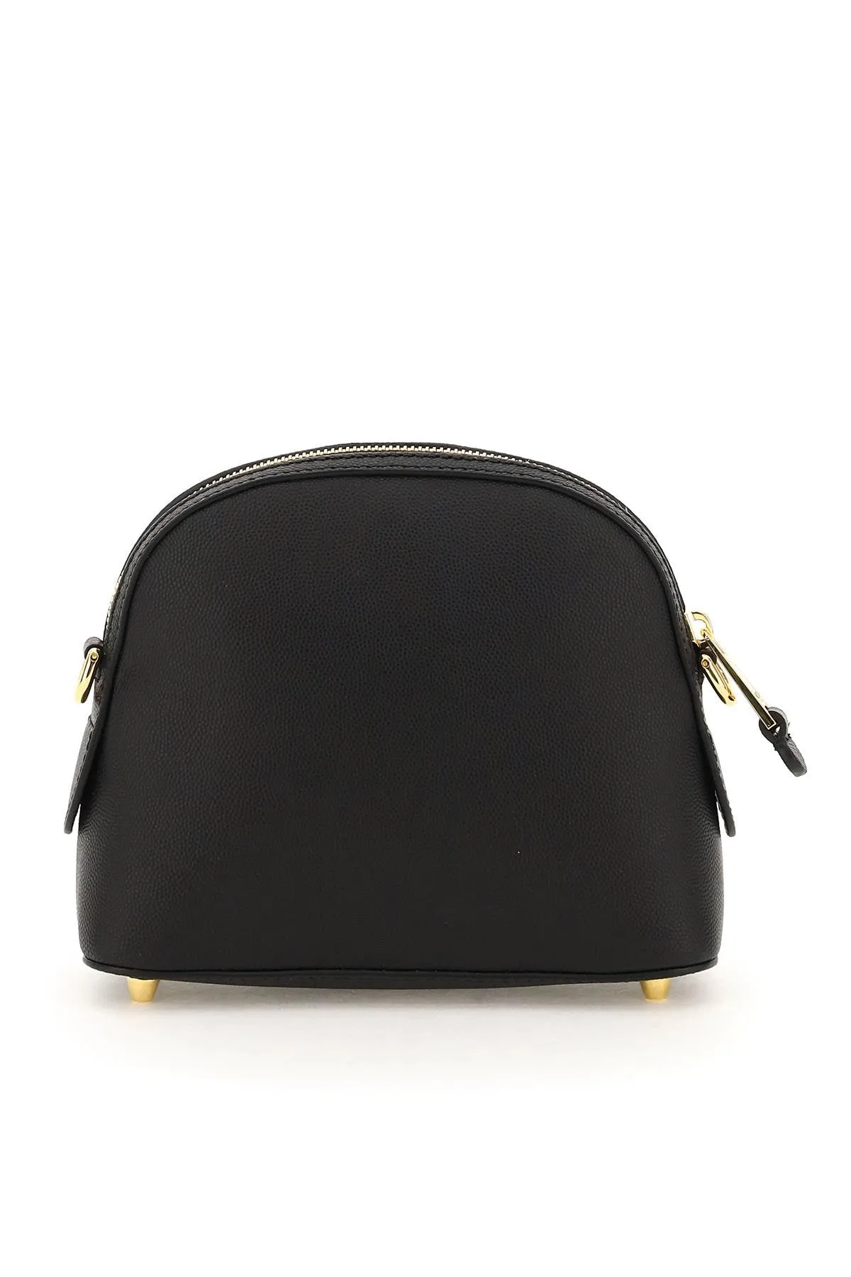 Moschino Logo Plaque Zip-Up Crossbody Bag
