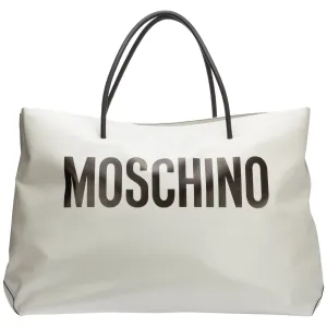 Moschino Logo Print Large Tote Bag