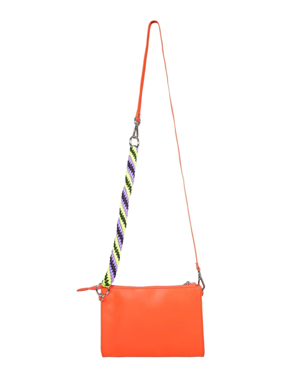 MSGM Logo Print Shoulder Bag