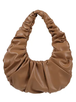 Nanushka Ruched Zipped Shoulder Bag