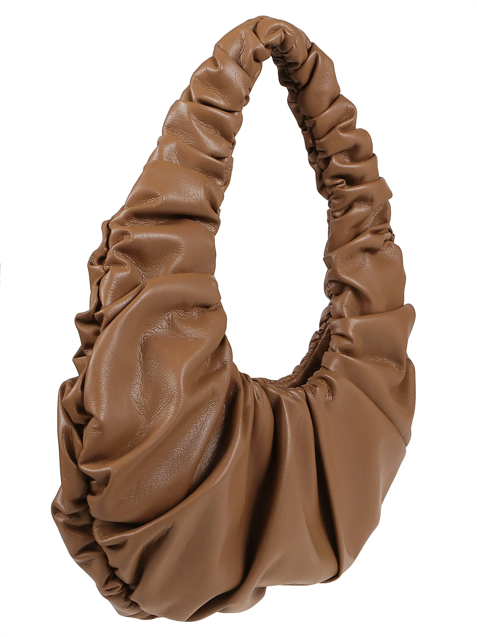 Nanushka Ruched Zipped Shoulder Bag