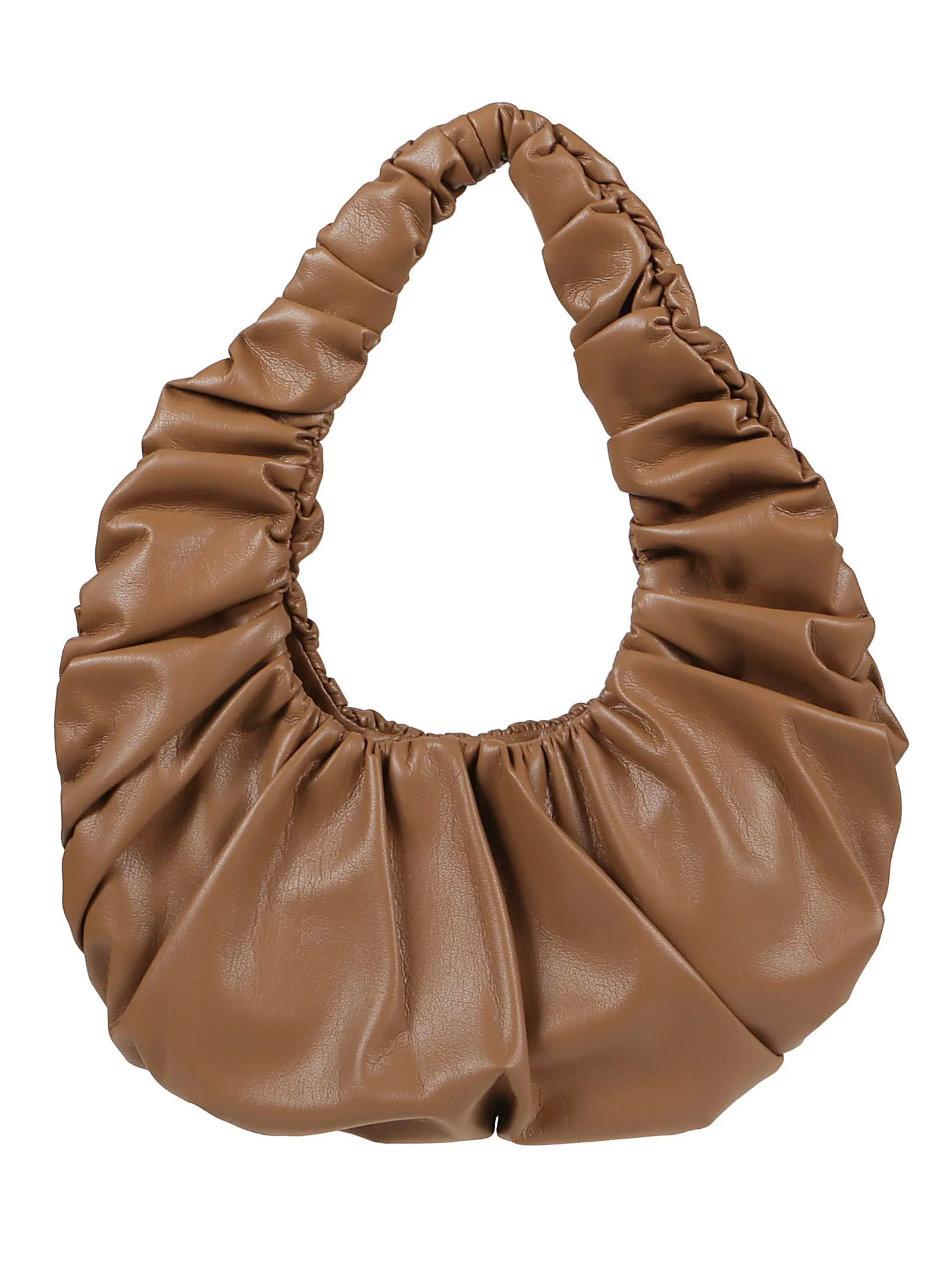 Nanushka Ruched Zipped Shoulder Bag
