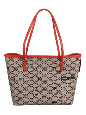 Off-White All-Over Printed Tote Bag