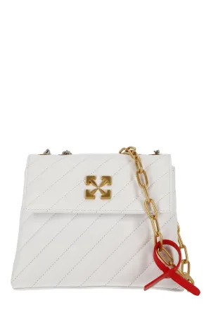Off-White Jackhammer 19 Logo Plaque Shoulder Bag