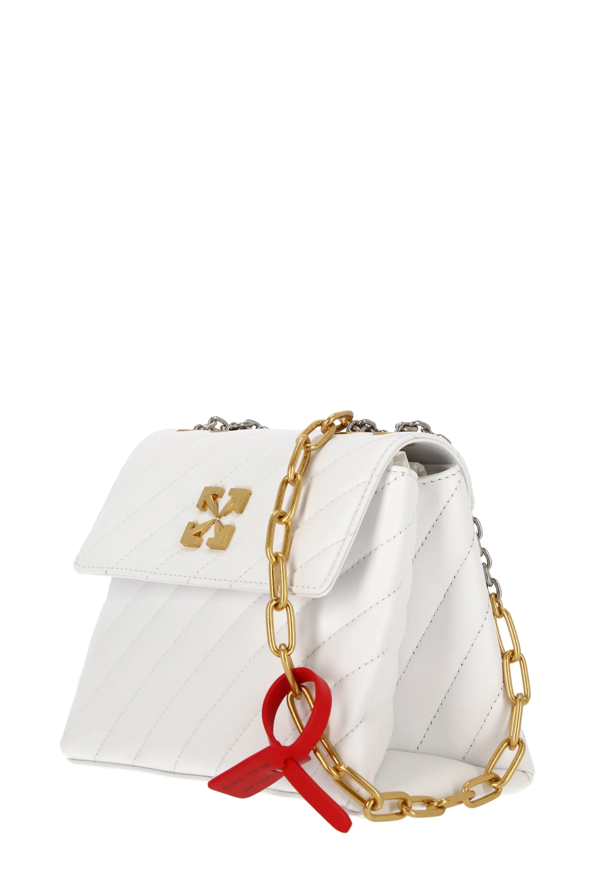 Off-White Jackhammer 19 Logo Plaque Shoulder Bag