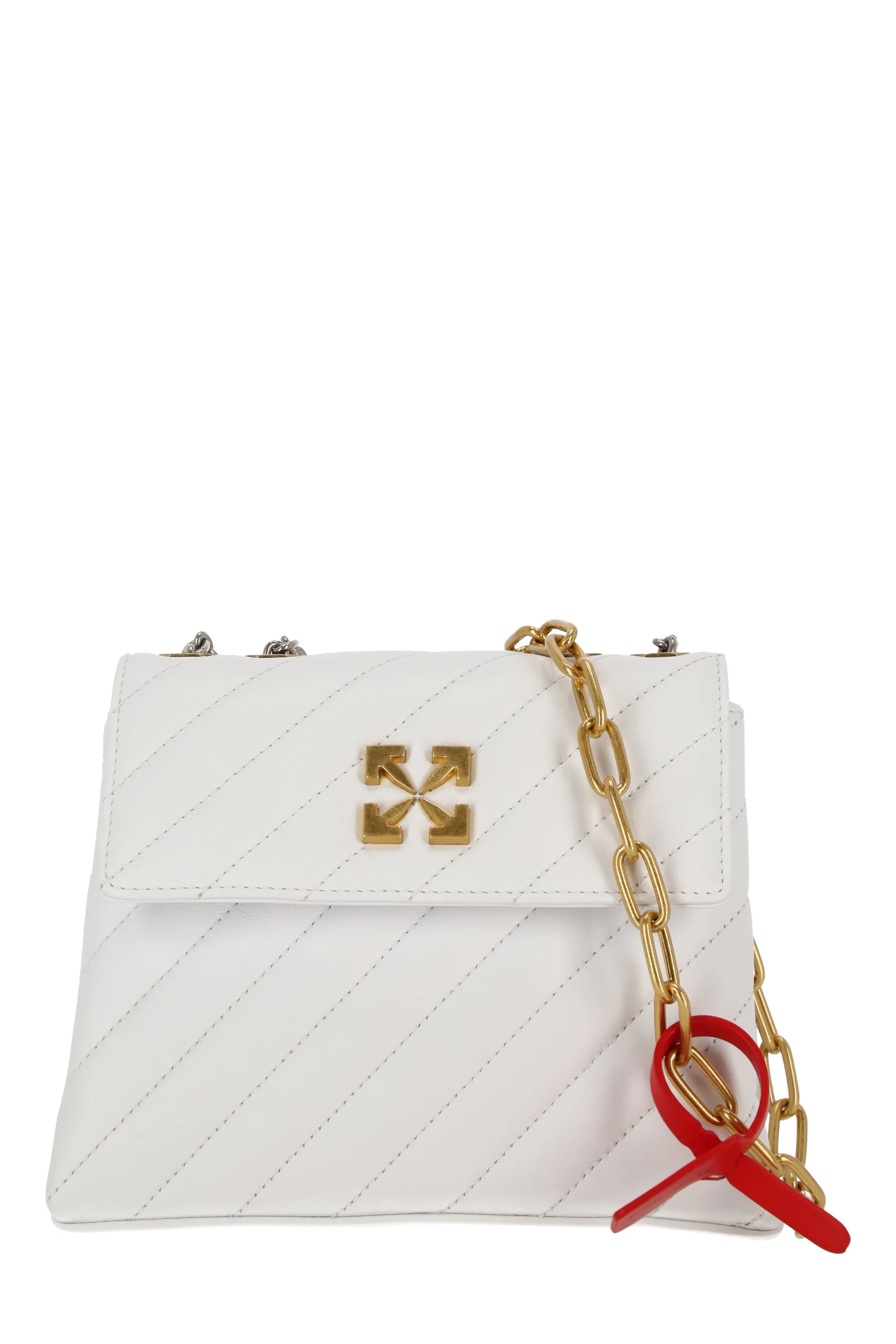 Off-White Jackhammer 19 Logo Plaque Shoulder Bag