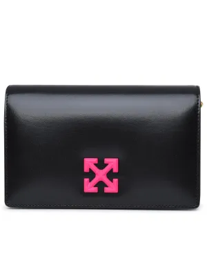 Off-White Logo Plaque Chained Shoulder Bag