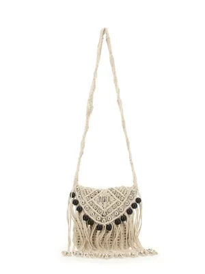 Paco Rabanne Beaded Fringed Crossbody Bag