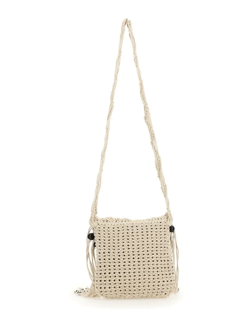 Paco Rabanne Beaded Fringed Crossbody Bag