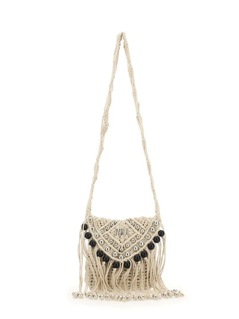 Paco Rabanne Beaded Fringed Crossbody Bag