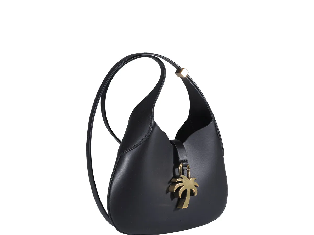 Palm Angels Logo Plaque Strapped Shoulder Bag