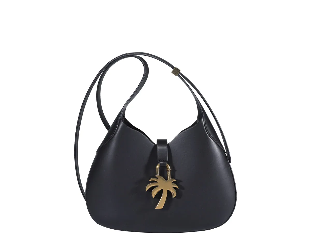 Palm Angels Logo Plaque Strapped Shoulder Bag