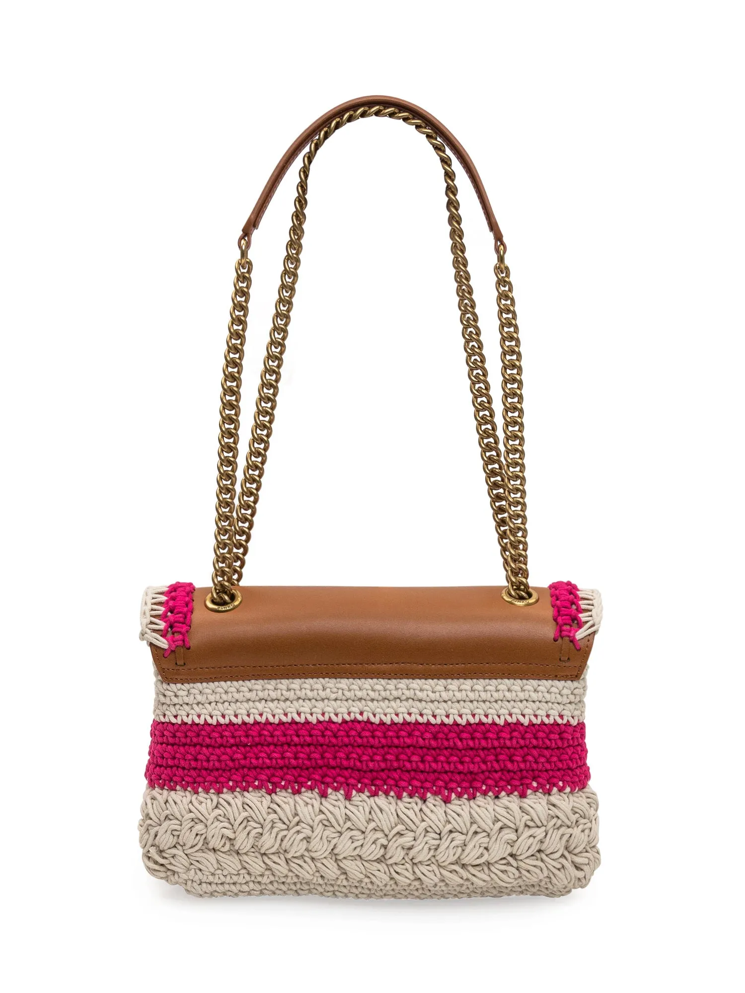 Pinko Classic Love Crochet Shoulder Bag