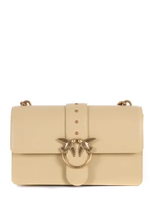 Pinko Classic Love Logo Plaque Quilted Shoulder Bag