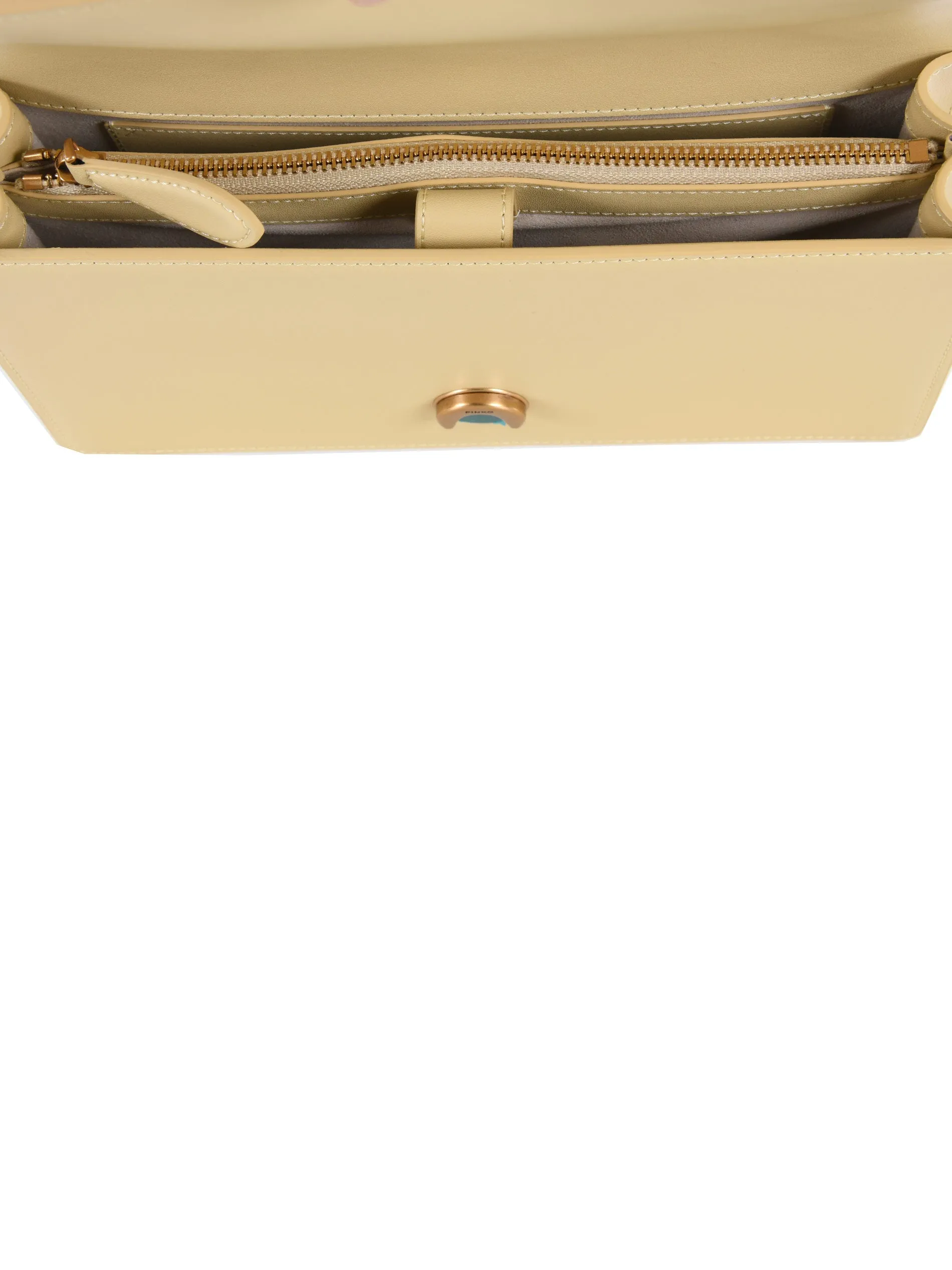 Pinko Classic Love Logo Plaque Quilted Shoulder Bag