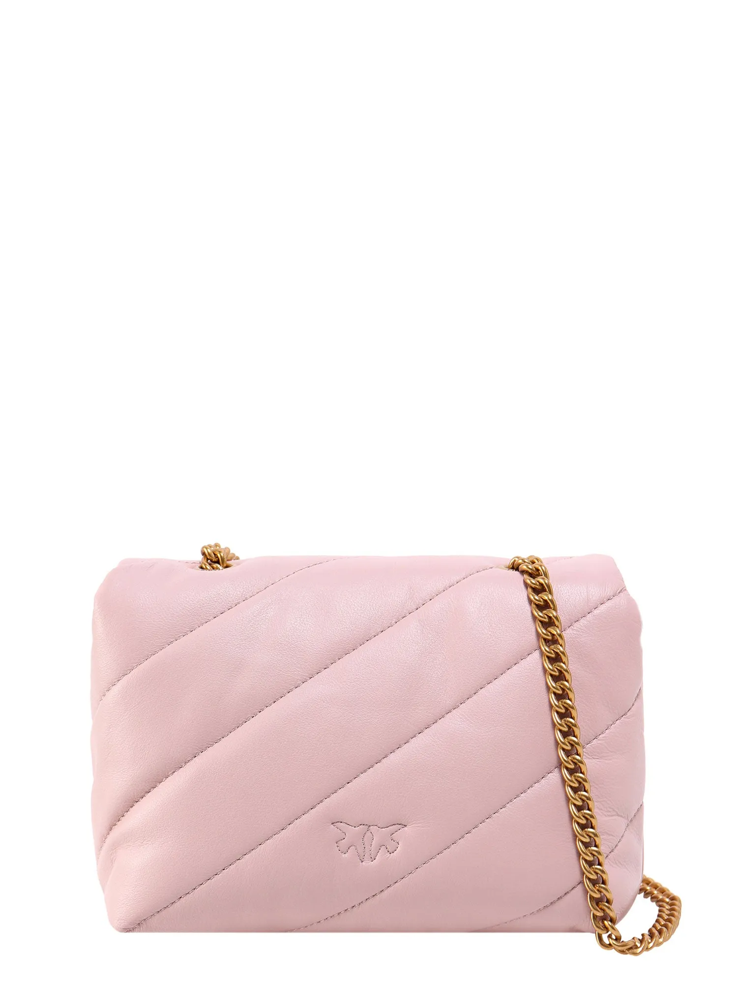 Pinko Love Bird Quilted Mini Shoulder Bag