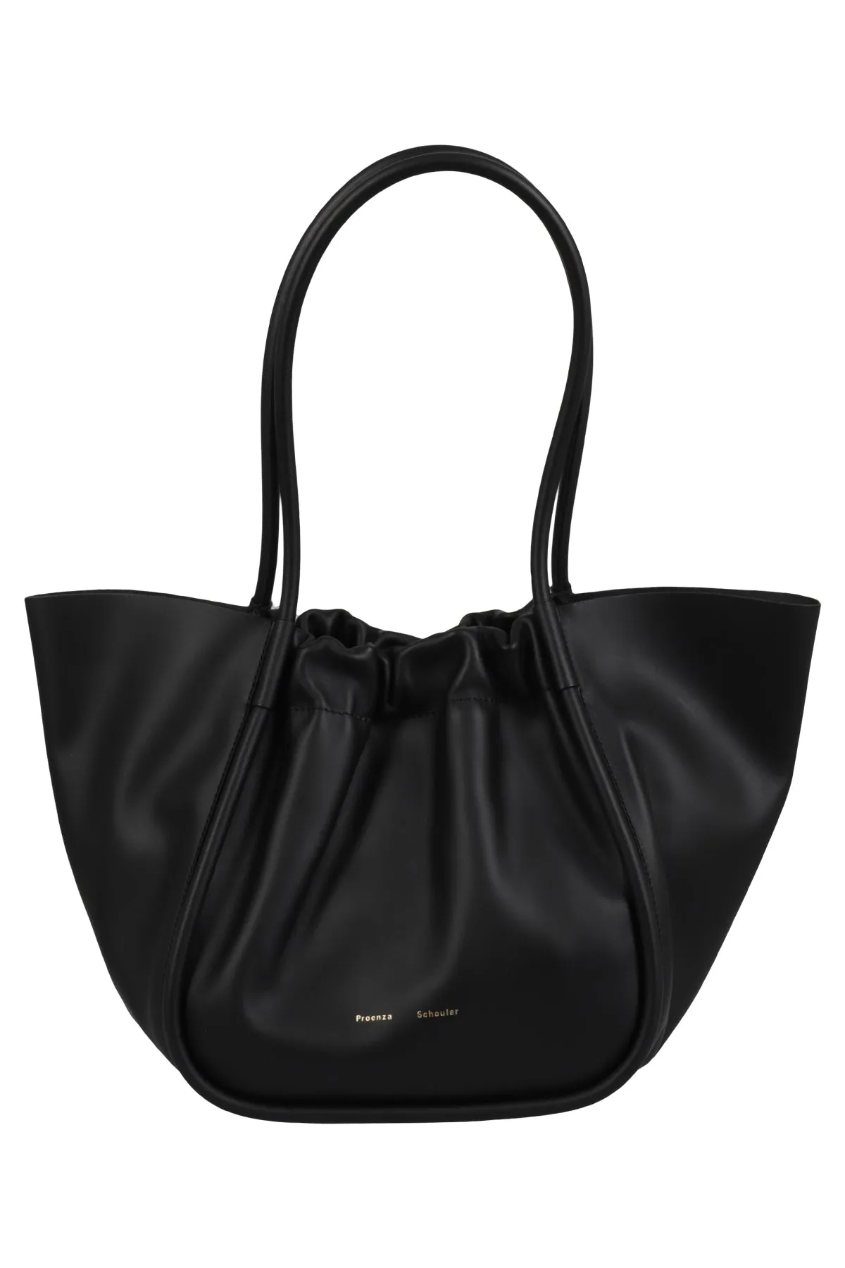 Proenza Schouler Logo Printed Gathered-Panel Tote Bag