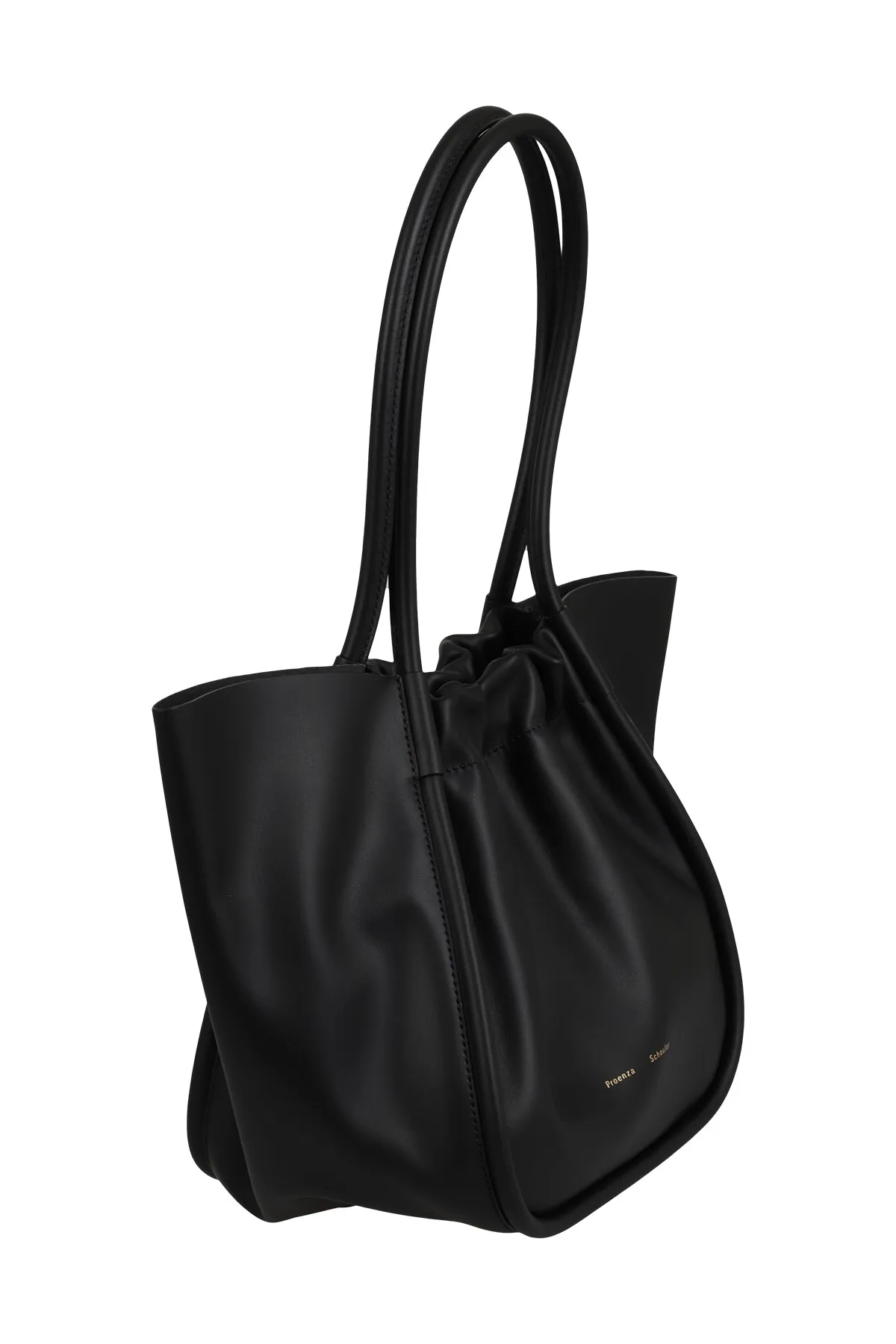 Proenza Schouler Logo Printed Gathered-Panel Tote Bag