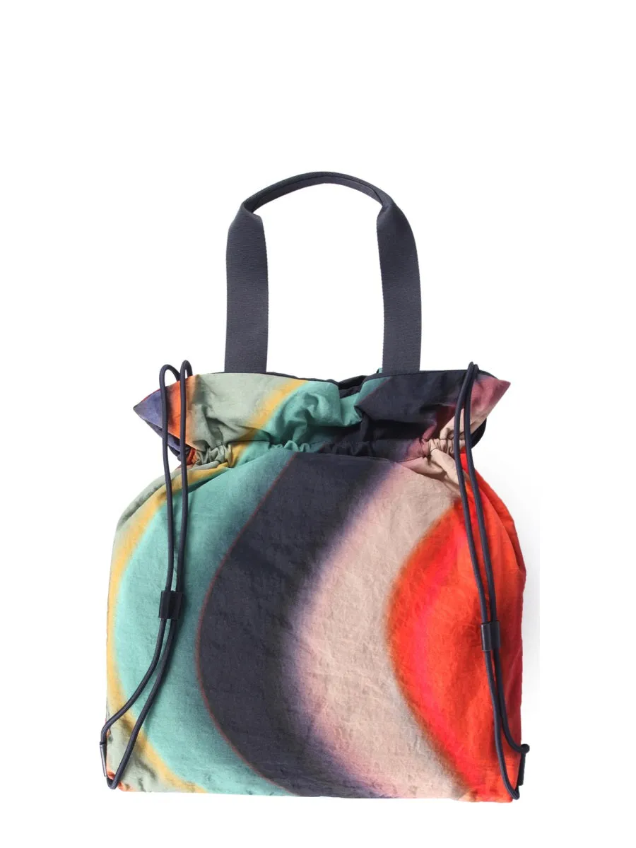 PS Paul Smith Swirl Printed Drawstring Bag