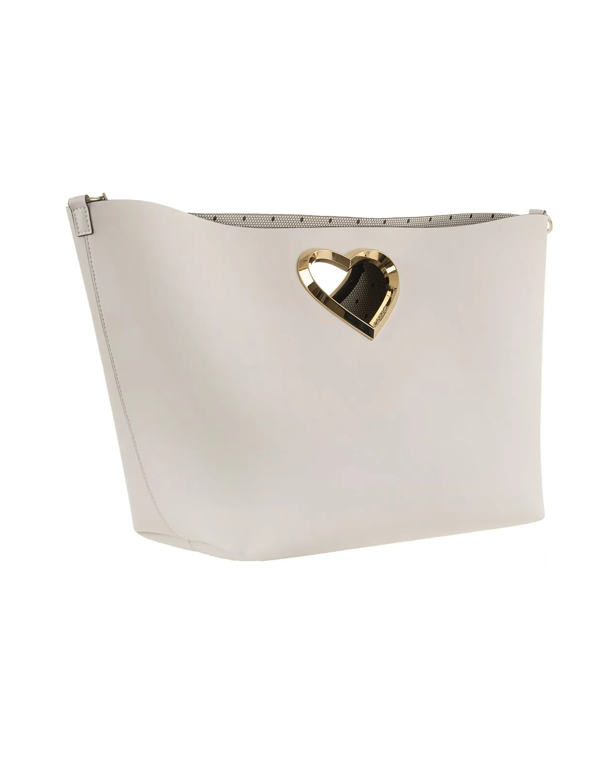 REDValentino Heart Cut-Out Logo Detailed Shoulder Bag