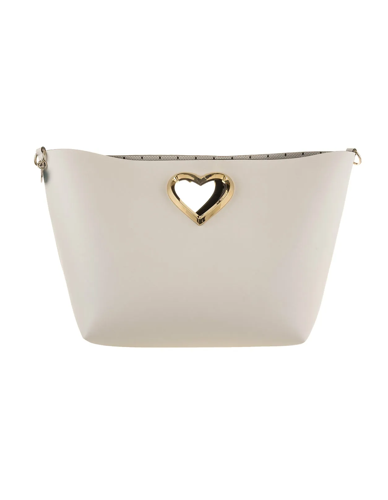 REDValentino Heart Cut-Out Logo Detailed Shoulder Bag
