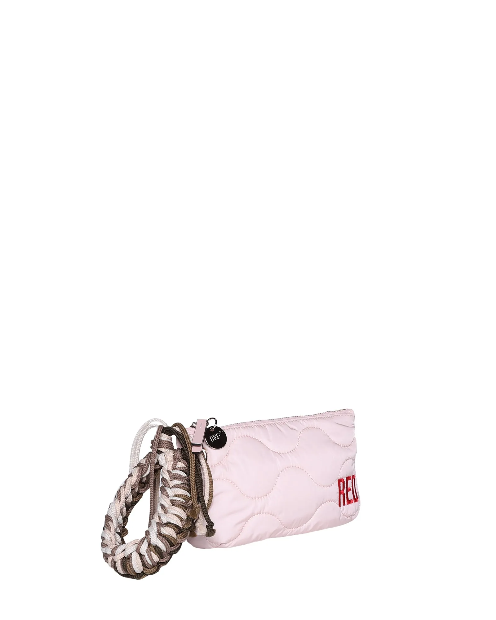 REDValentino Quilted Wristlet Clutch Bag