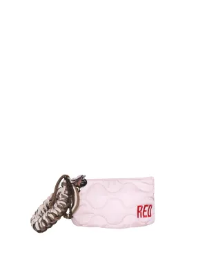 REDValentino Quilted Wristlet Clutch Bag