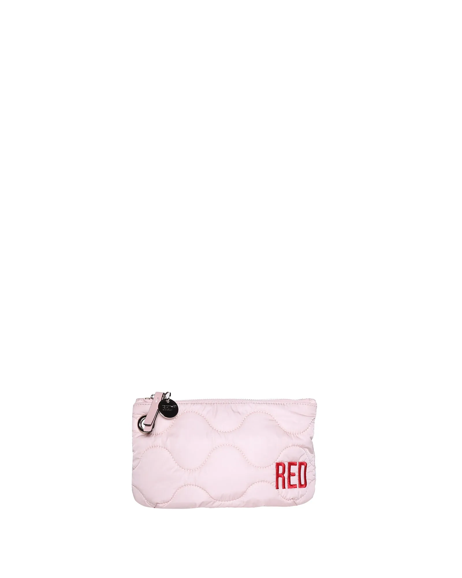 REDValentino Quilted Wristlet Clutch Bag