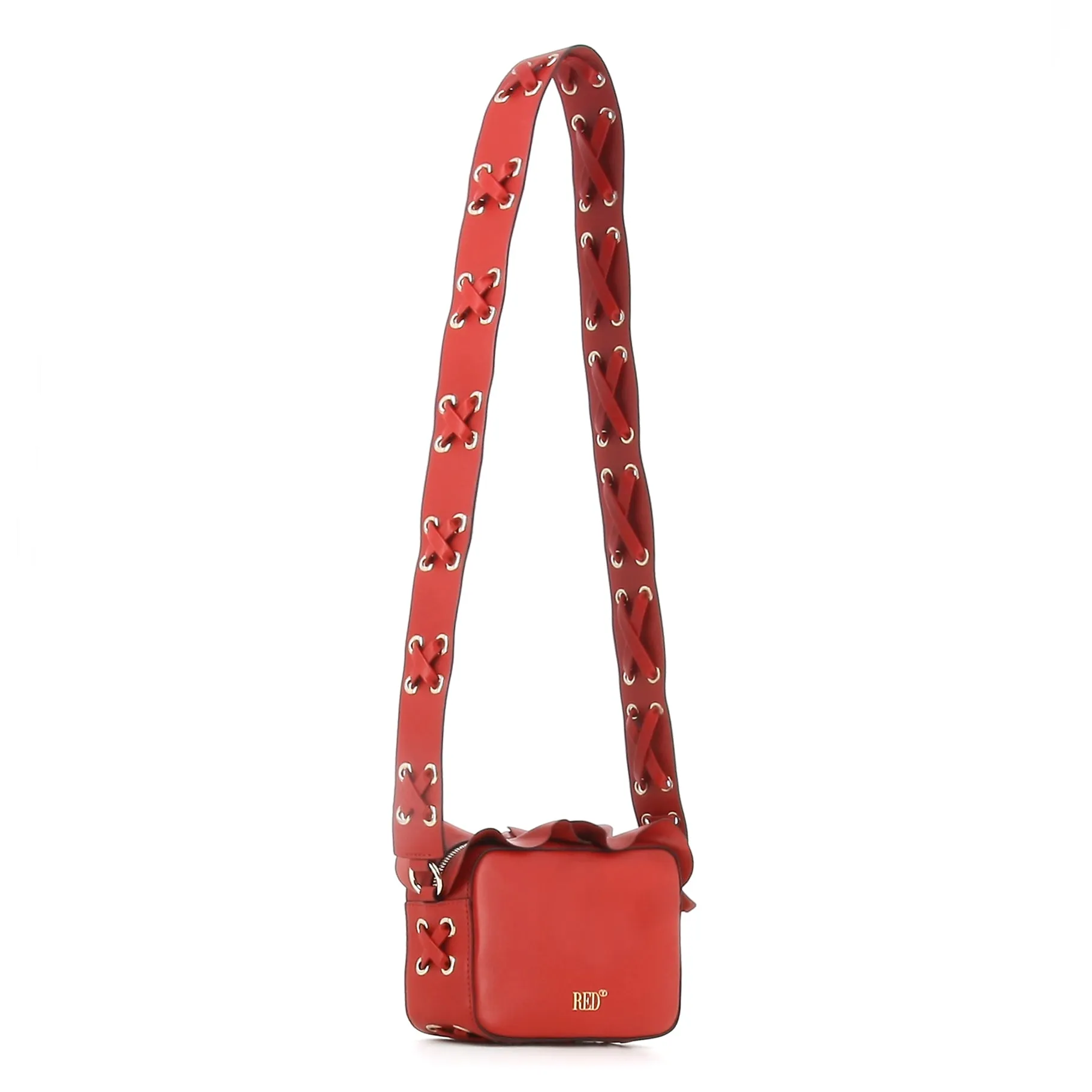 REDValentino Rock Ruffle Camera Bag