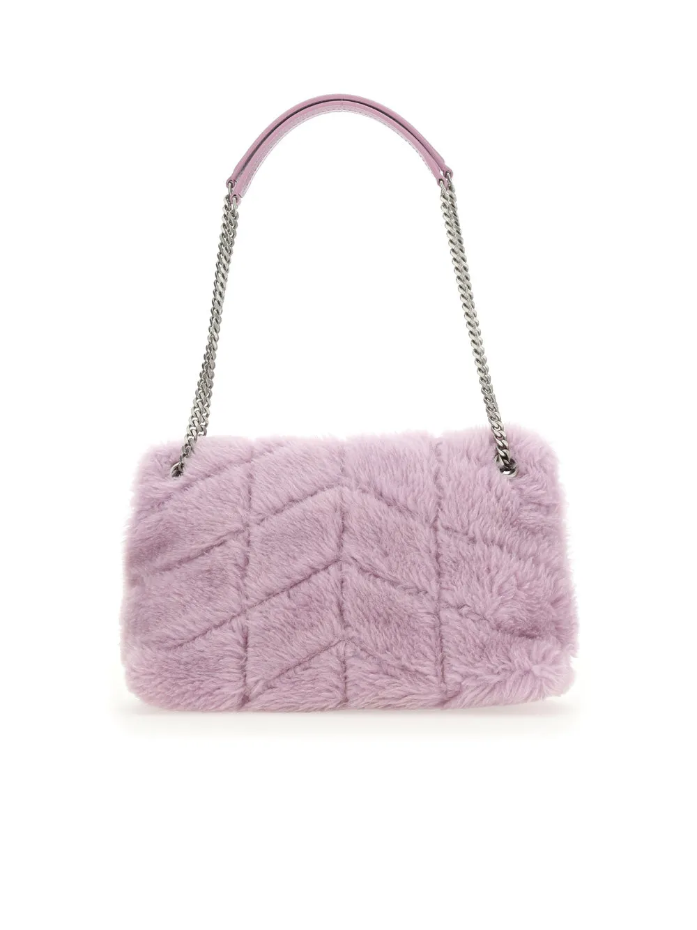 Saint Laurent Lou Lou Puffer Chain-Link Shoulder Bag