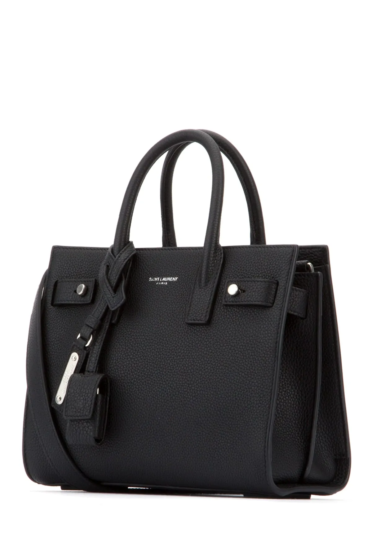 Saint Laurent Nano Logo Print Tote Bag
