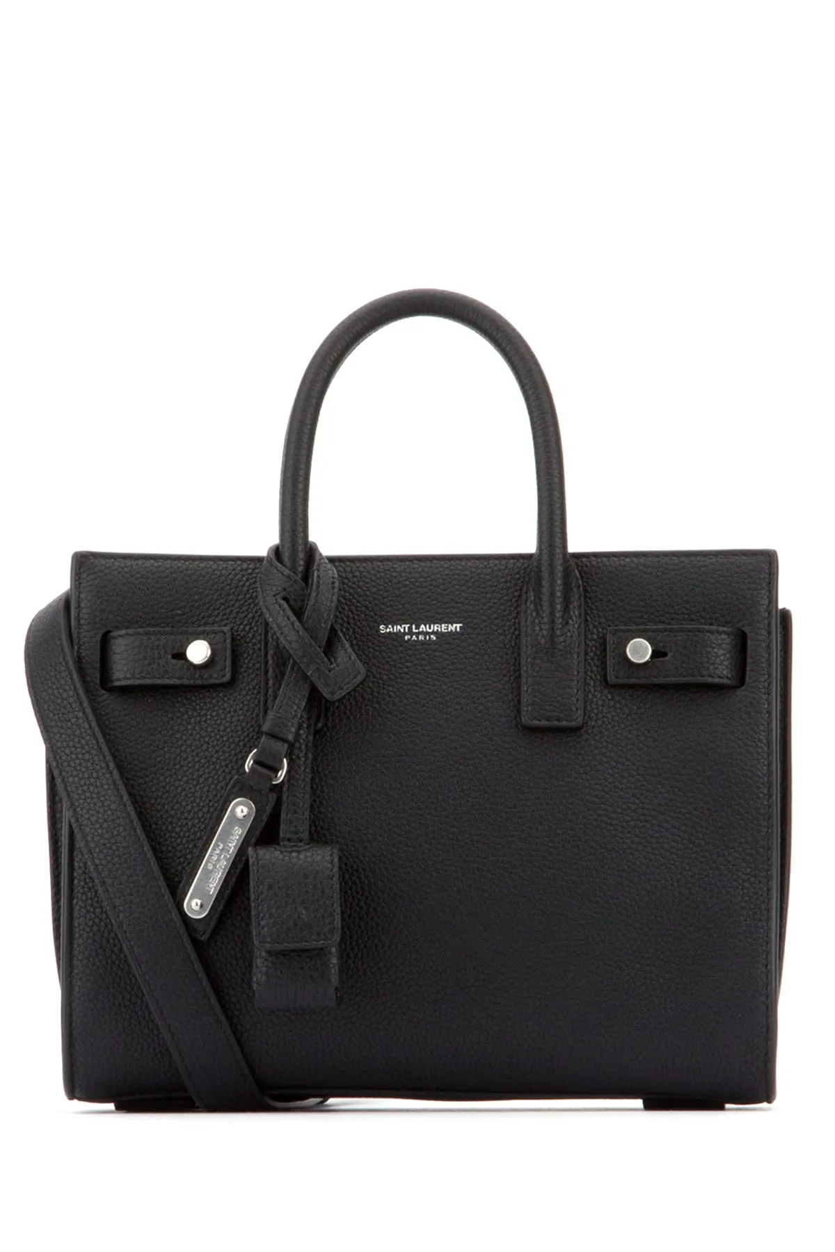 Saint Laurent Nano Logo Print Tote Bag