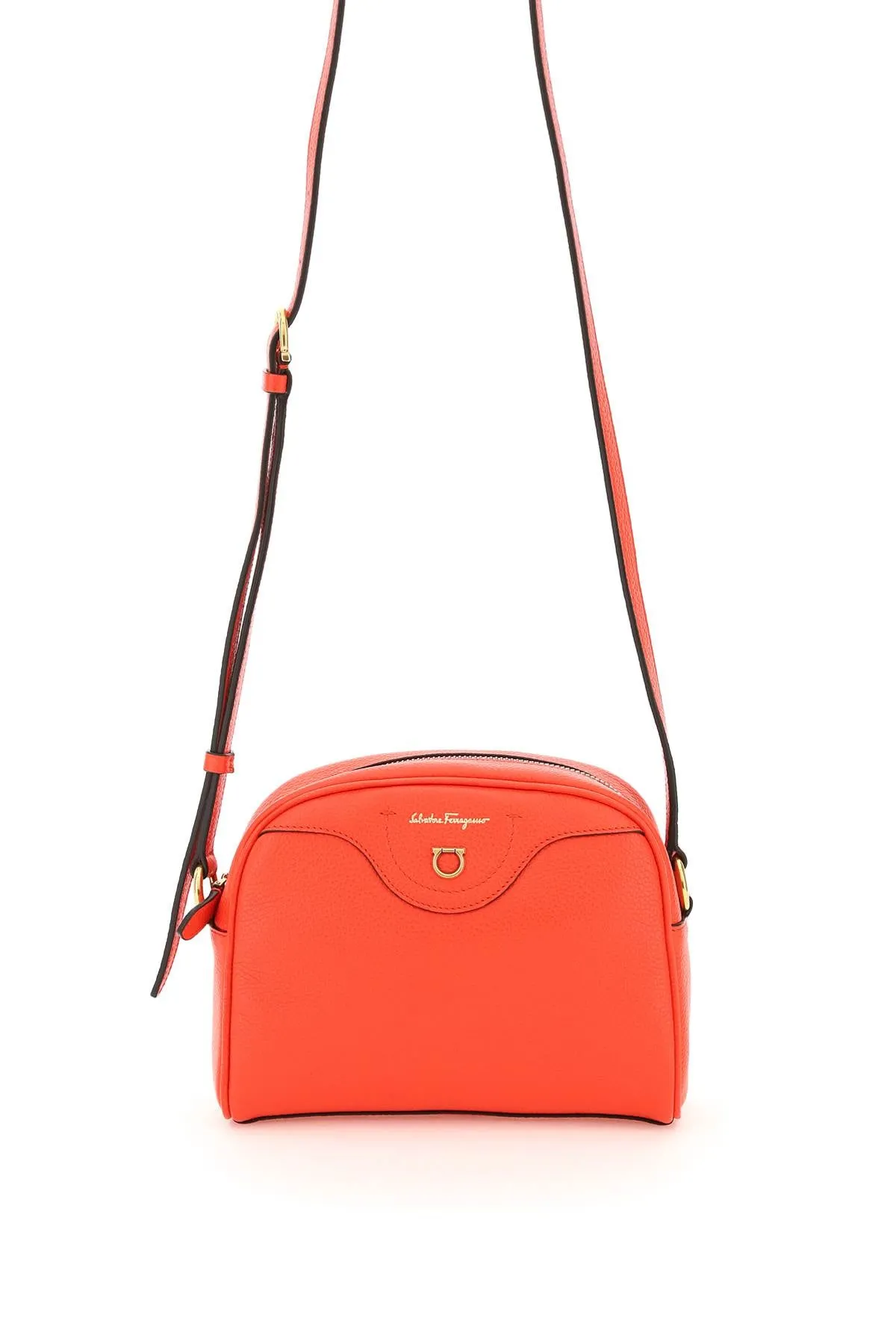 Salvatore Ferragamo Gancini Logo Printed Camera Bag