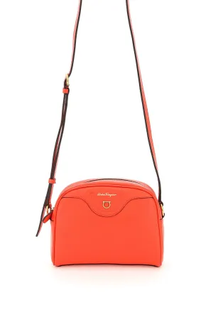 Salvatore Ferragamo Gancini Logo Printed Camera Bag