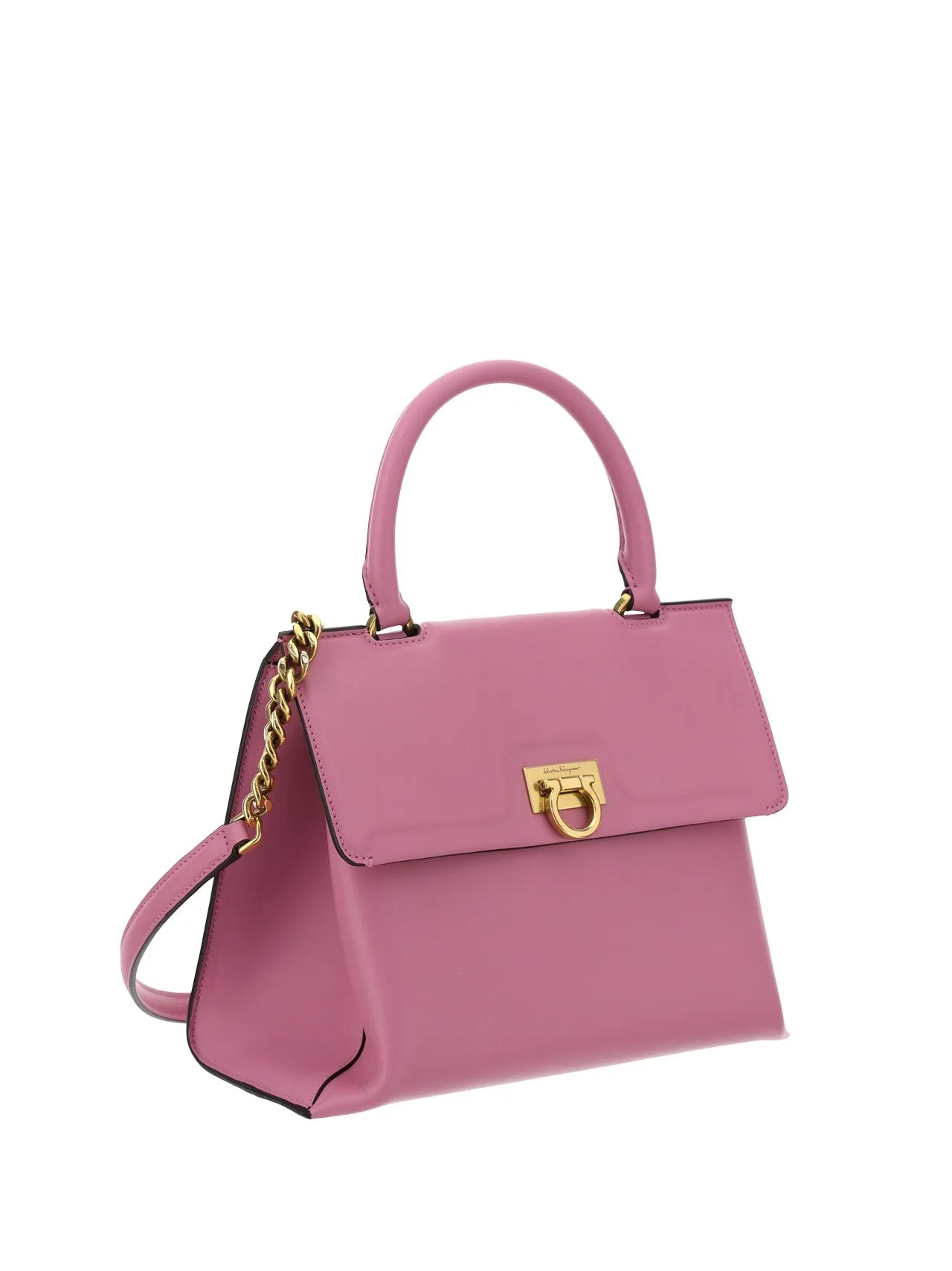 Salvatore Ferragamo Trifolio Small Top-Handle Bag