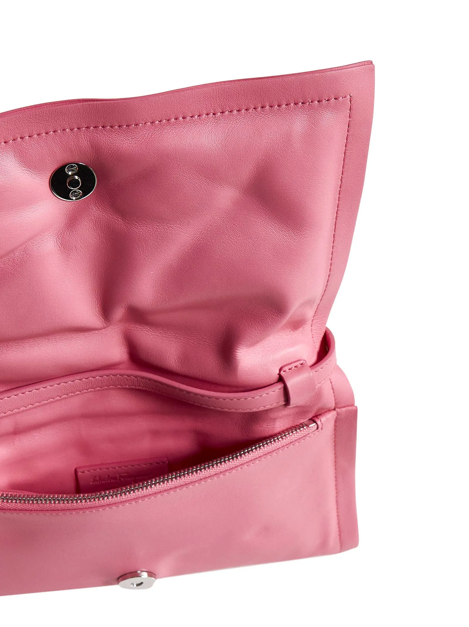 Salvatore Ferragamo Viva Bow Detailed Padded Shoulder Bag