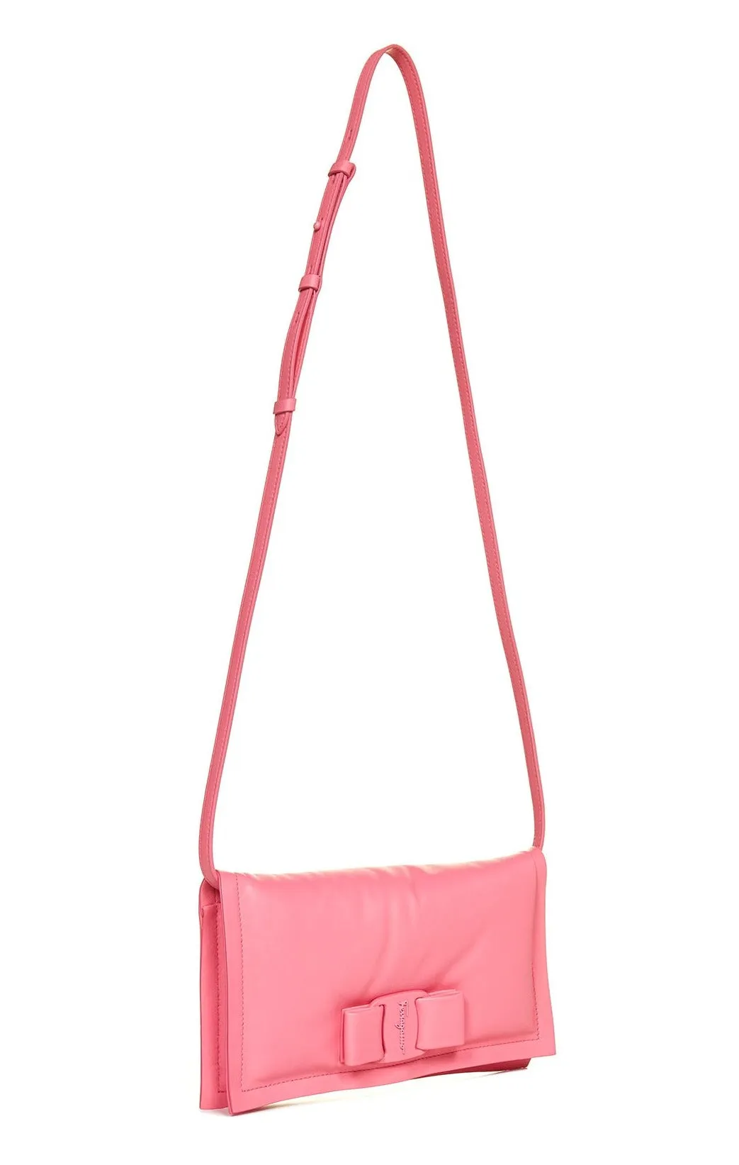 Salvatore Ferragamo Viva Bow Detailed Padded Shoulder Bag