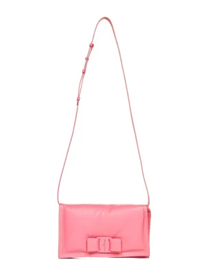 Salvatore Ferragamo Viva Bow Detailed Padded Shoulder Bag