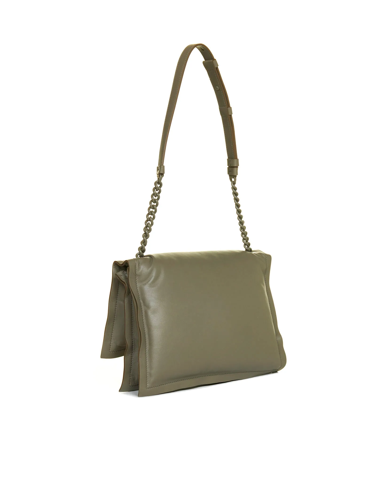 Salvatore Ferragamo Viva Bow Foldover Top Shoulder Bag