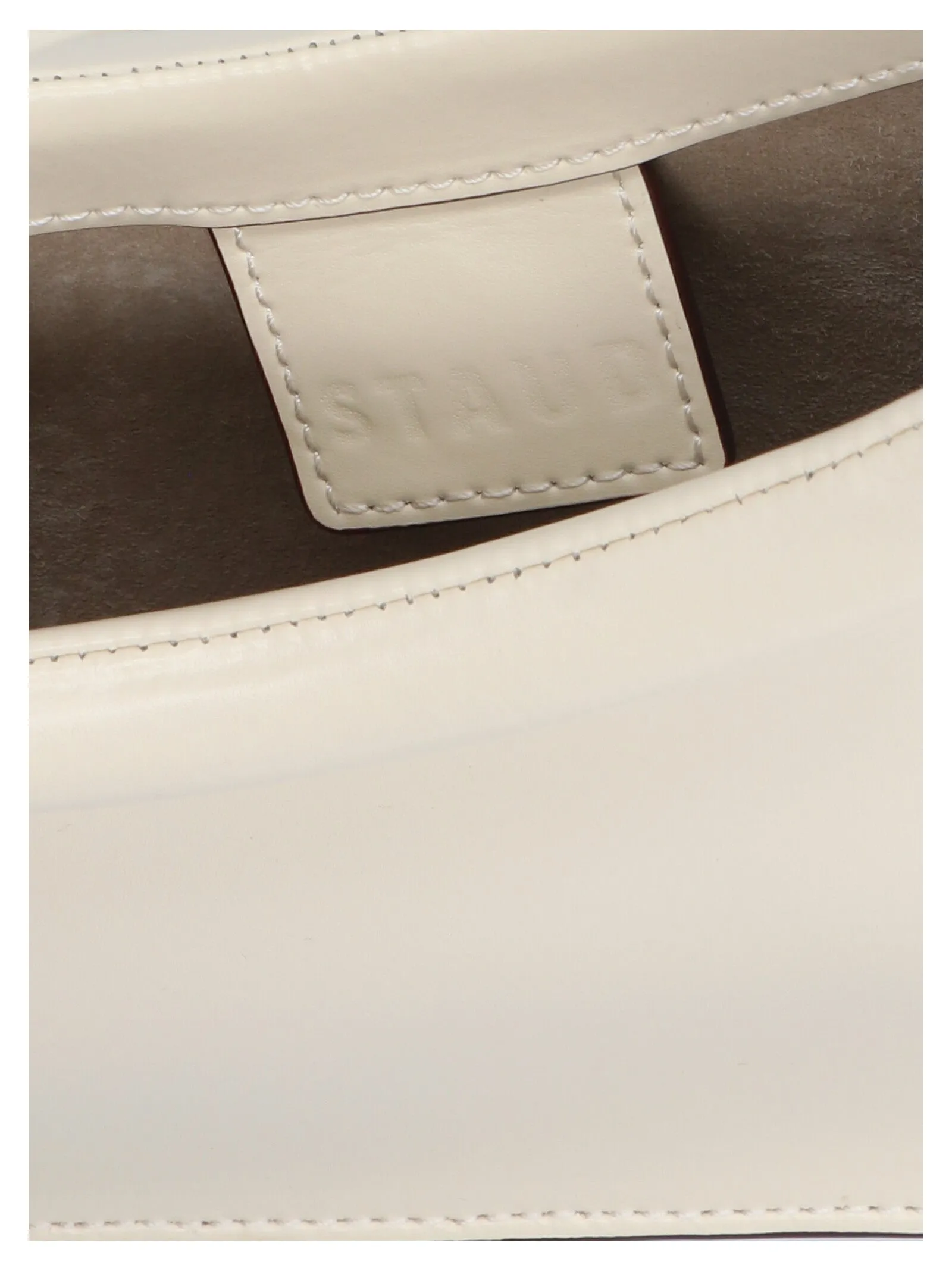 Staud Limone Logo Embossed Tote Bag