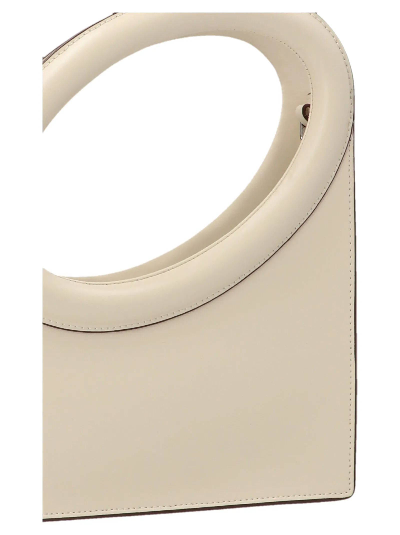 Staud Limone Logo Embossed Tote Bag