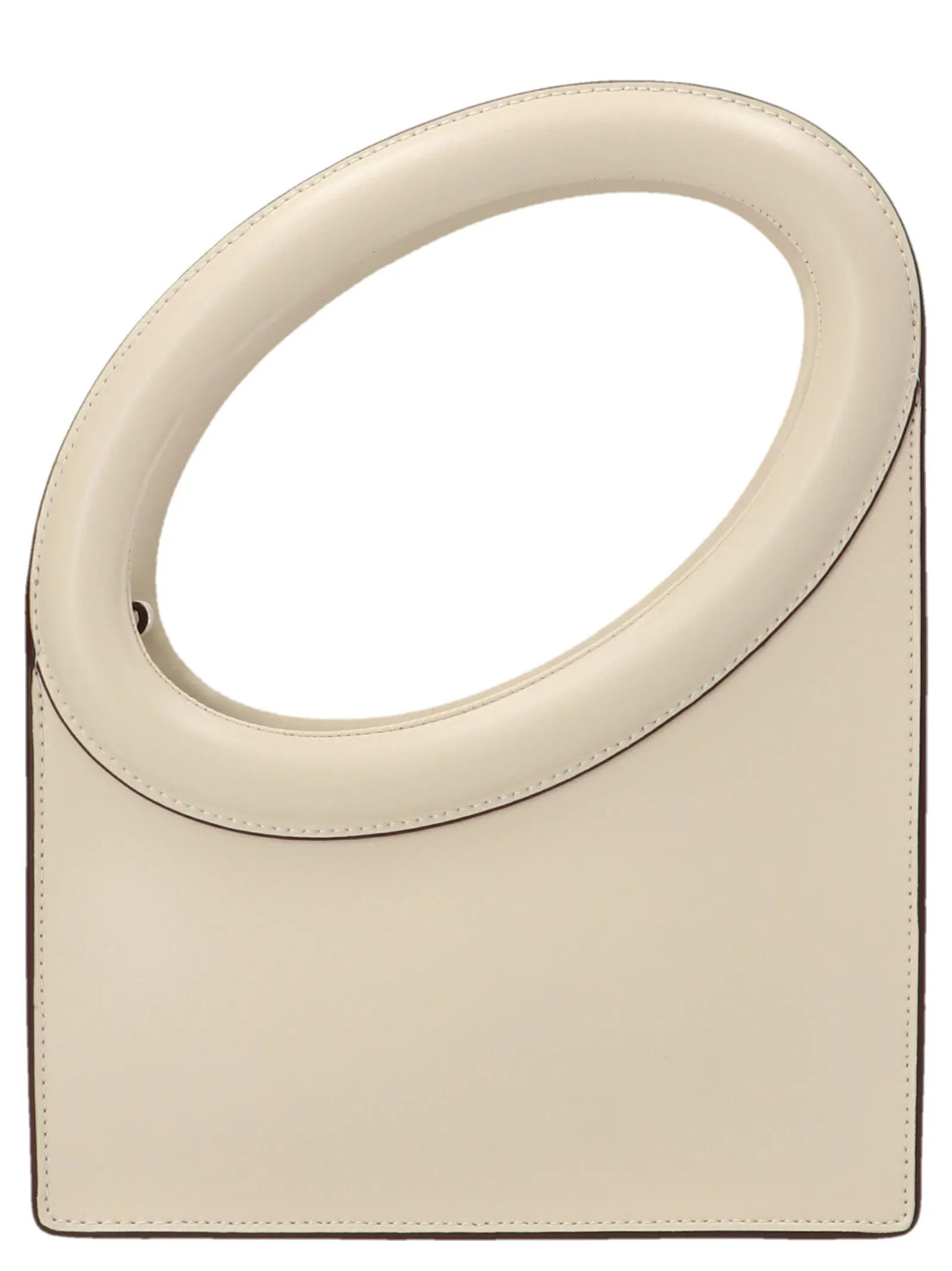 Staud Limone Logo Embossed Tote Bag