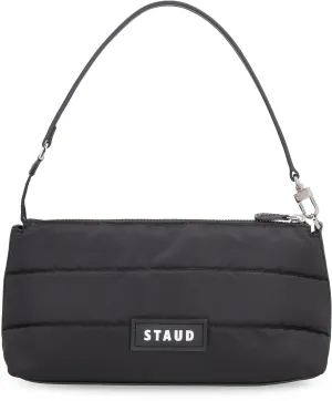 Staud Logo Patch Zip-Up Shoulder Bag