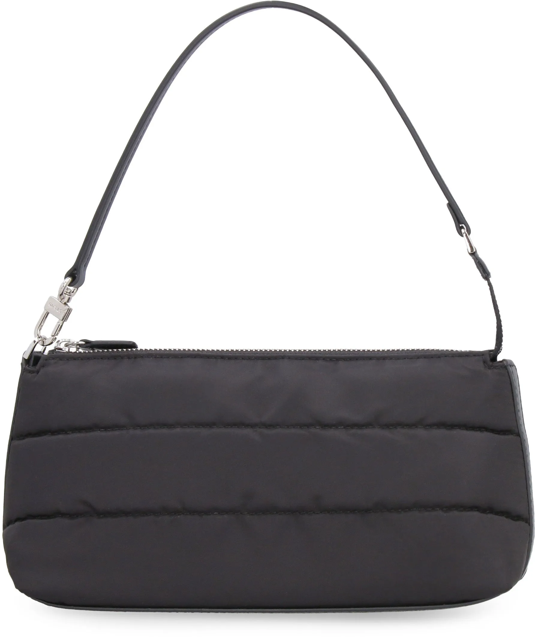 Staud Logo Patch Zip-Up Shoulder Bag